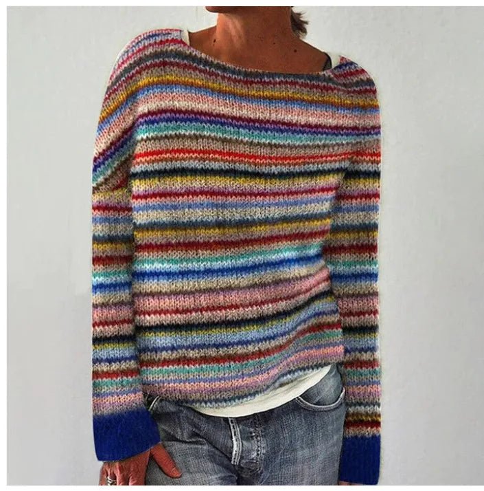 Comfortable Fair Isle Knit Sweater for Women – view 3