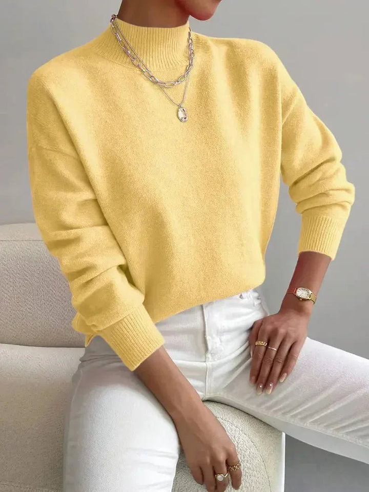 Comfortable Mock Neck Sweater for Women – view 4