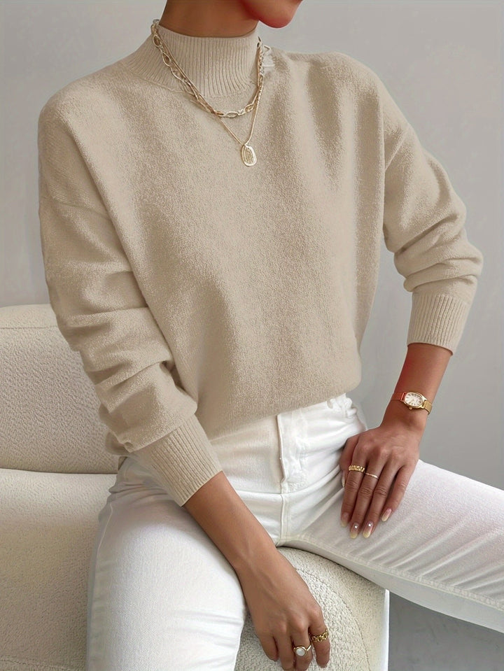 Comfortable Mock Neck Sweater for Women – view 5
