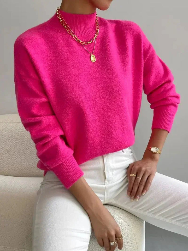 Comfortable Mock Neck Sweater for Women – view 7